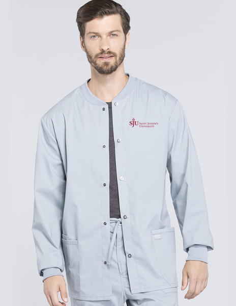 Picture of Men's snap front scrub top